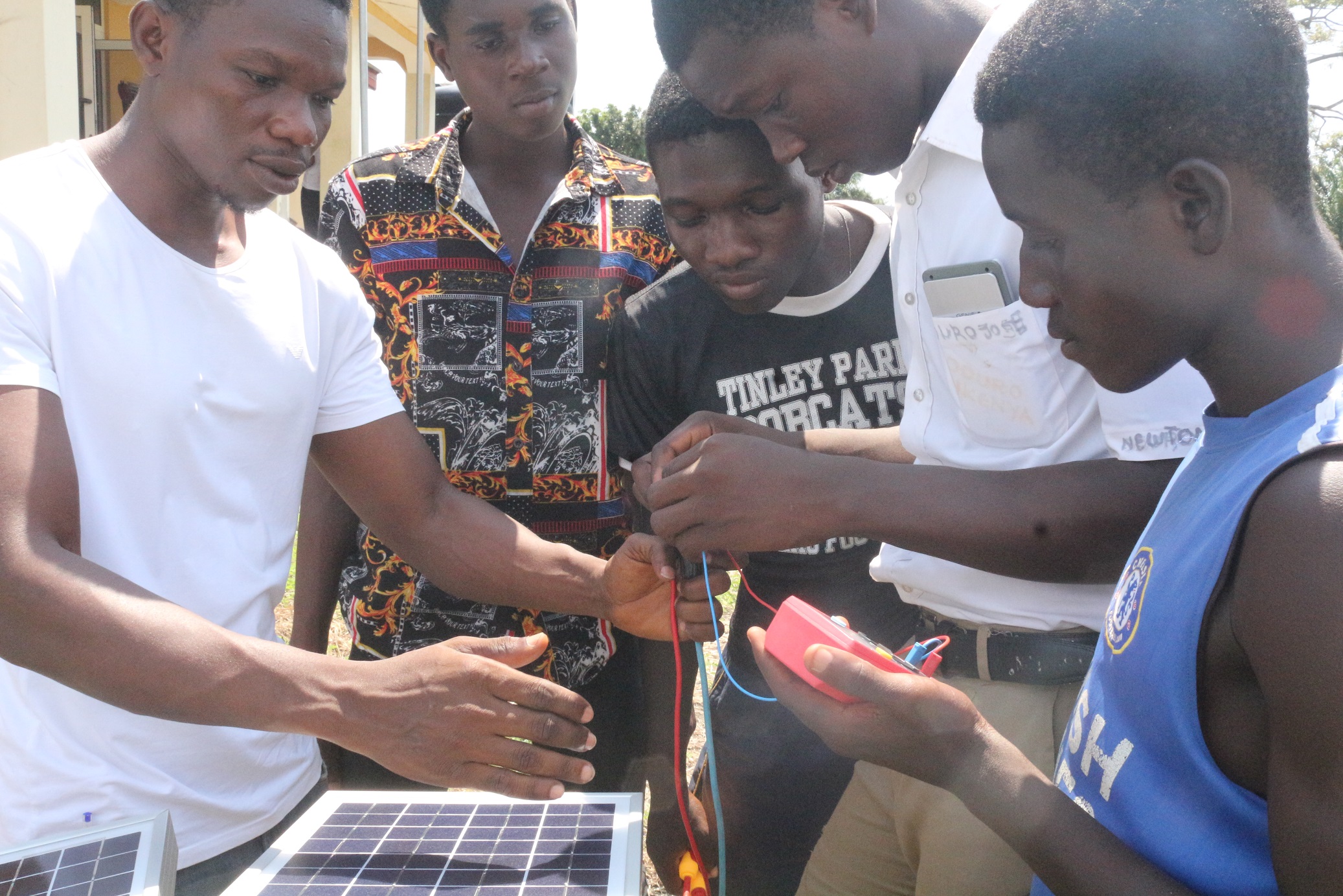 solar project at Aim training centre